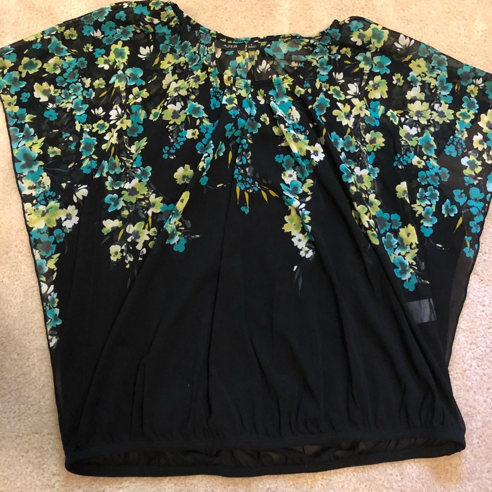 Dressy layered blouse.